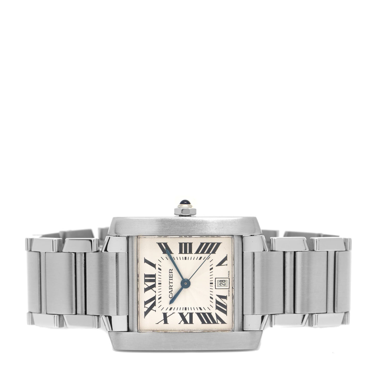 Stainless Steel 28mm Tank Francaise Automatic Watch