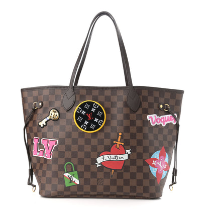 Louis Vuitton Damier Ebene Travel Stickers Neo Neverfull MM 2 of 13