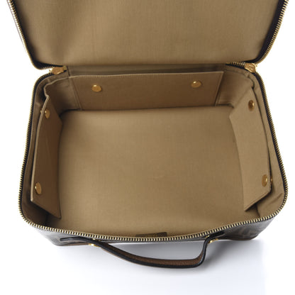 Fendi Glazed Fabric FF 1974 Karligraphy Small Travel Bag Mogano Panna 6 of 11