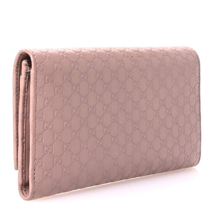 Gucci Microguccissima Bow Continental Wallet Soft Pink 3 of 8