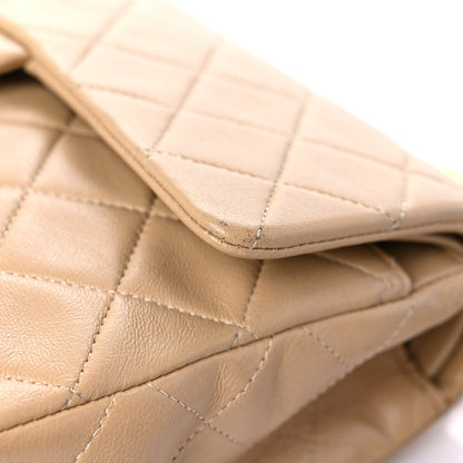 Chanel Lambskin Quilted Small Double Flap Beige 18 of 23