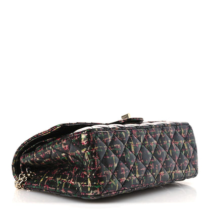 Chanel Tweed Printed Lambskin Quilted 2.55 Reissue 225 Flap Multicolor 4 of 13