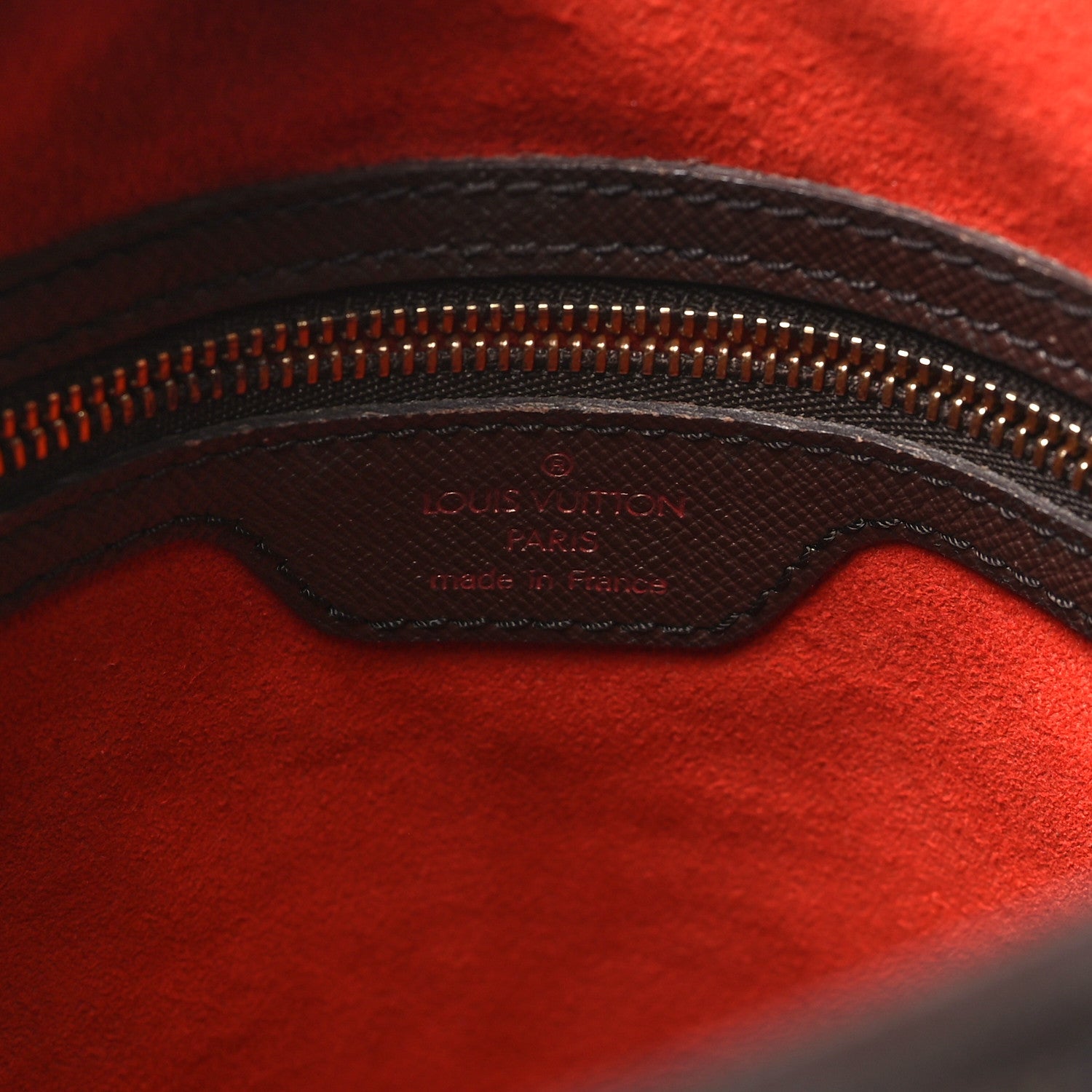Louis Vuitton Damier Ebene Marais Bucket 23 6 of 9