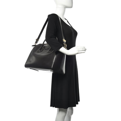 Givenchy Shiny Lord Calfskin Medium Antigona Dark Brown 2 of 11