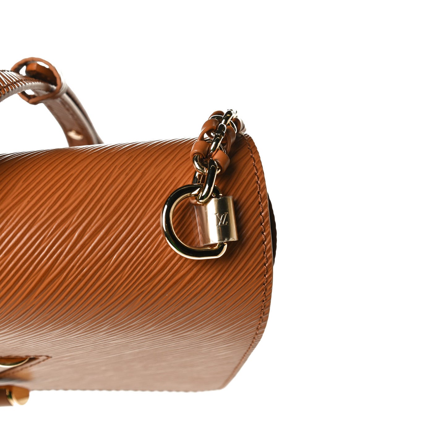 Epi Twist Shoulder Bag MM Gold Miel