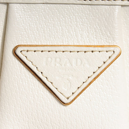 Prada Cinghiale Frame Bag White 5 of 8