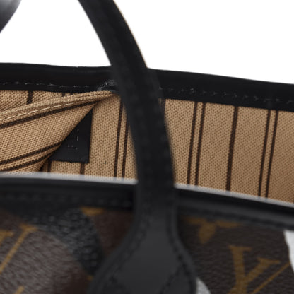 Louis Vuitton X LOL Monogram Neverfull MM Gold Silver 6 of 8