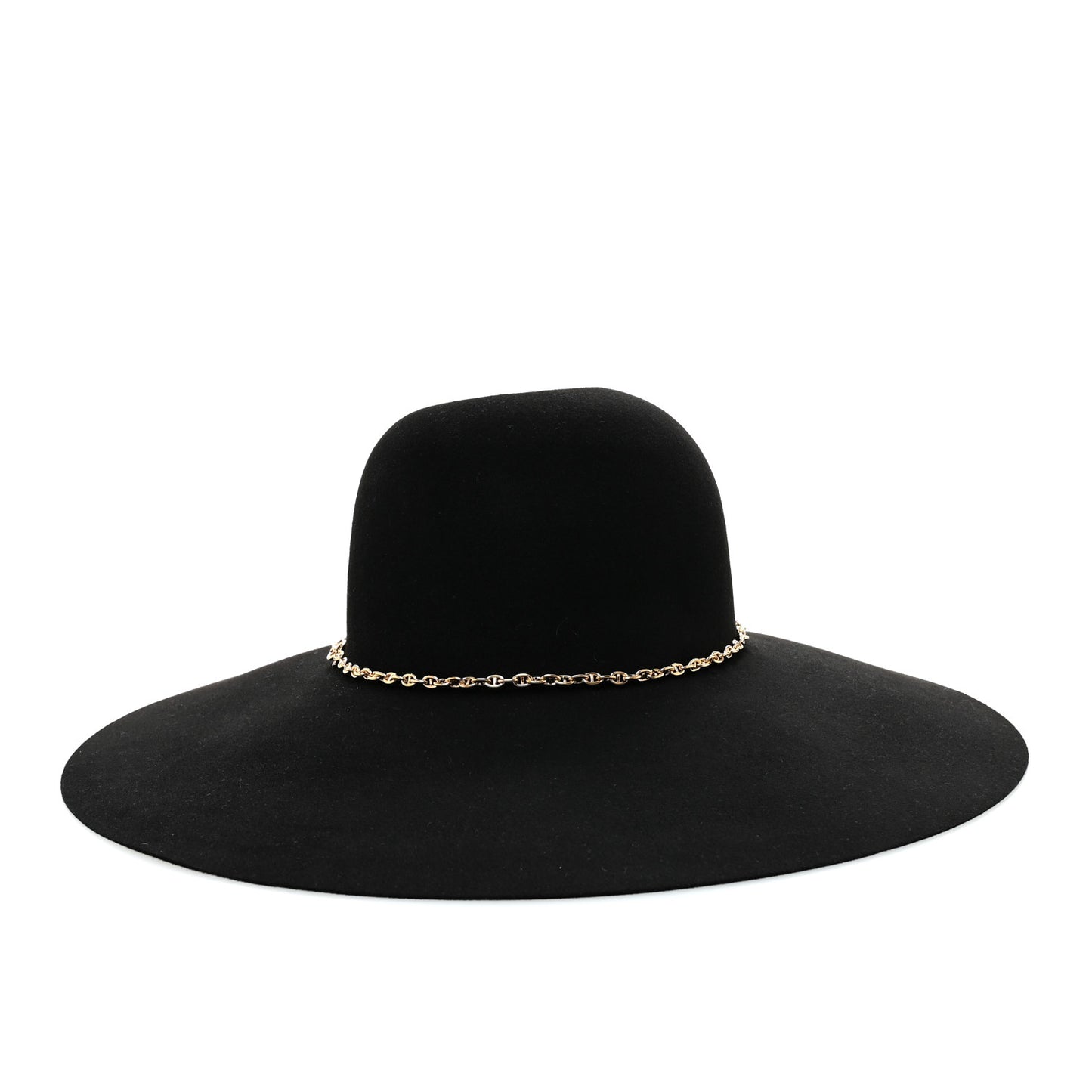 Beaver Felt Bruna Chaine d'Ancre Hat 58 Black