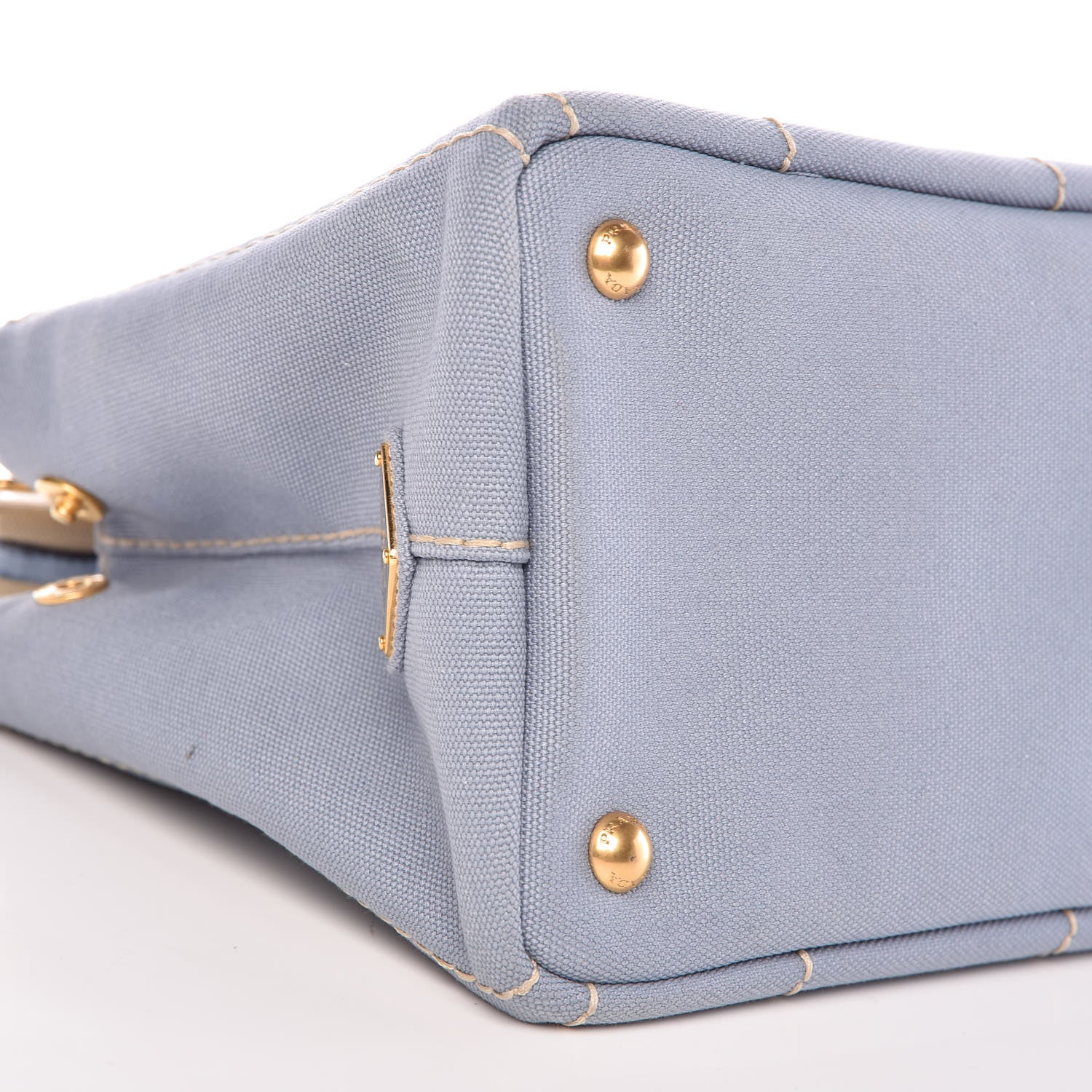 Prada Canapa Small Logo Tote Astrale 10 of 12