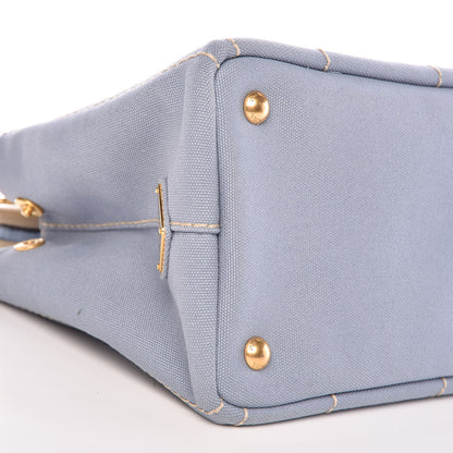 Prada Canapa Small Logo Tote Astrale 10 of 12