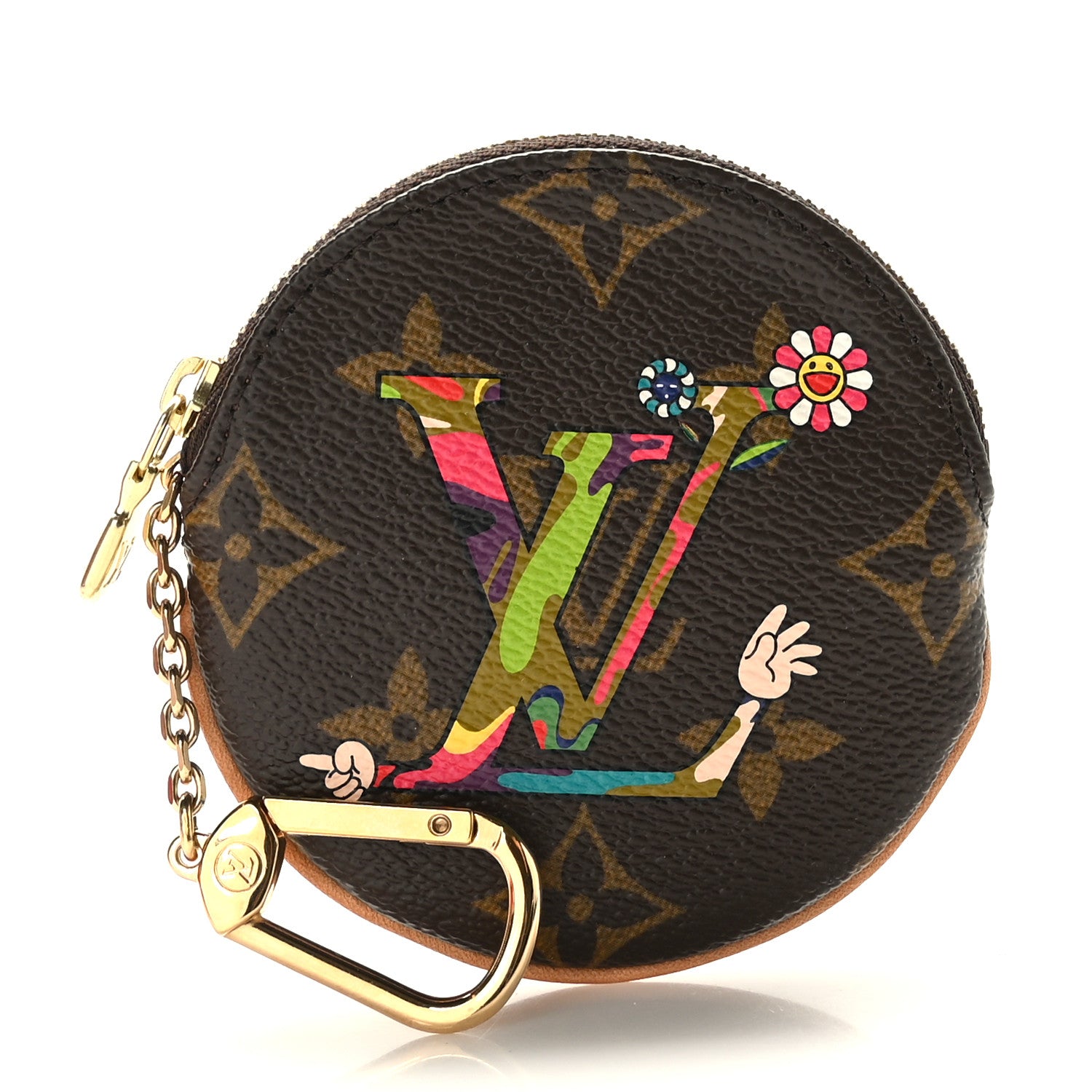 Louis Vuitton Monogram MOCA Round Coin Purse 1 of 7