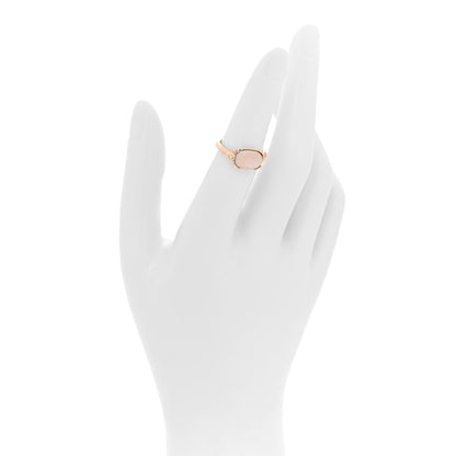 Cartier 18K Pink Gold Diamond Mother of Pearl Tortue Ring 50/5.25 2 of 5