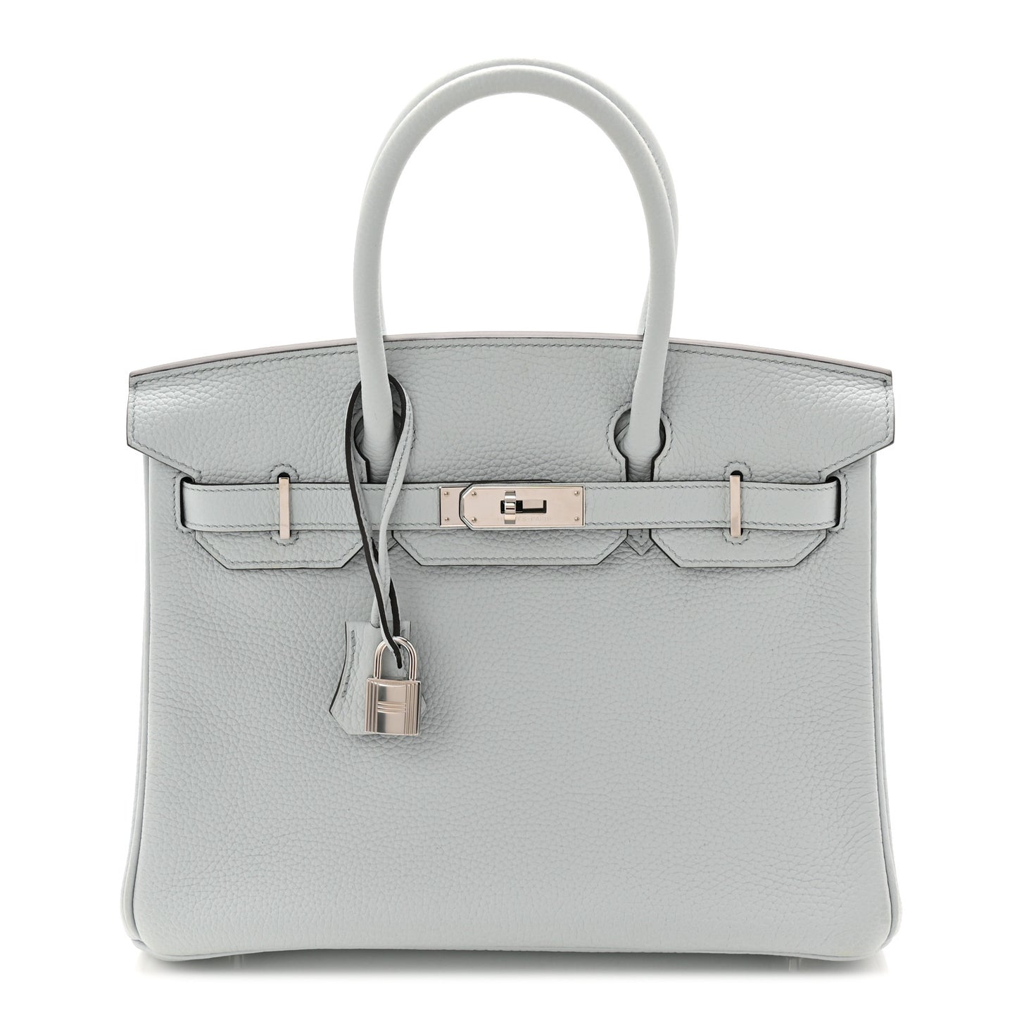 Taurillon Clemence Birkin 30 Bleu Pale