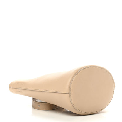 Mansur Gavriel Pebbled Calfskin Zip Bucket Bag Aglio 4 of 10