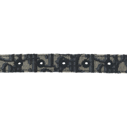 Christian Dior Jacquard Oblique 20mm Belt 95 Blue Multi 6 of 6