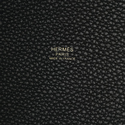 Hermes Taurillon Clemence Picotin Lock 22 MM Black 6 of 12