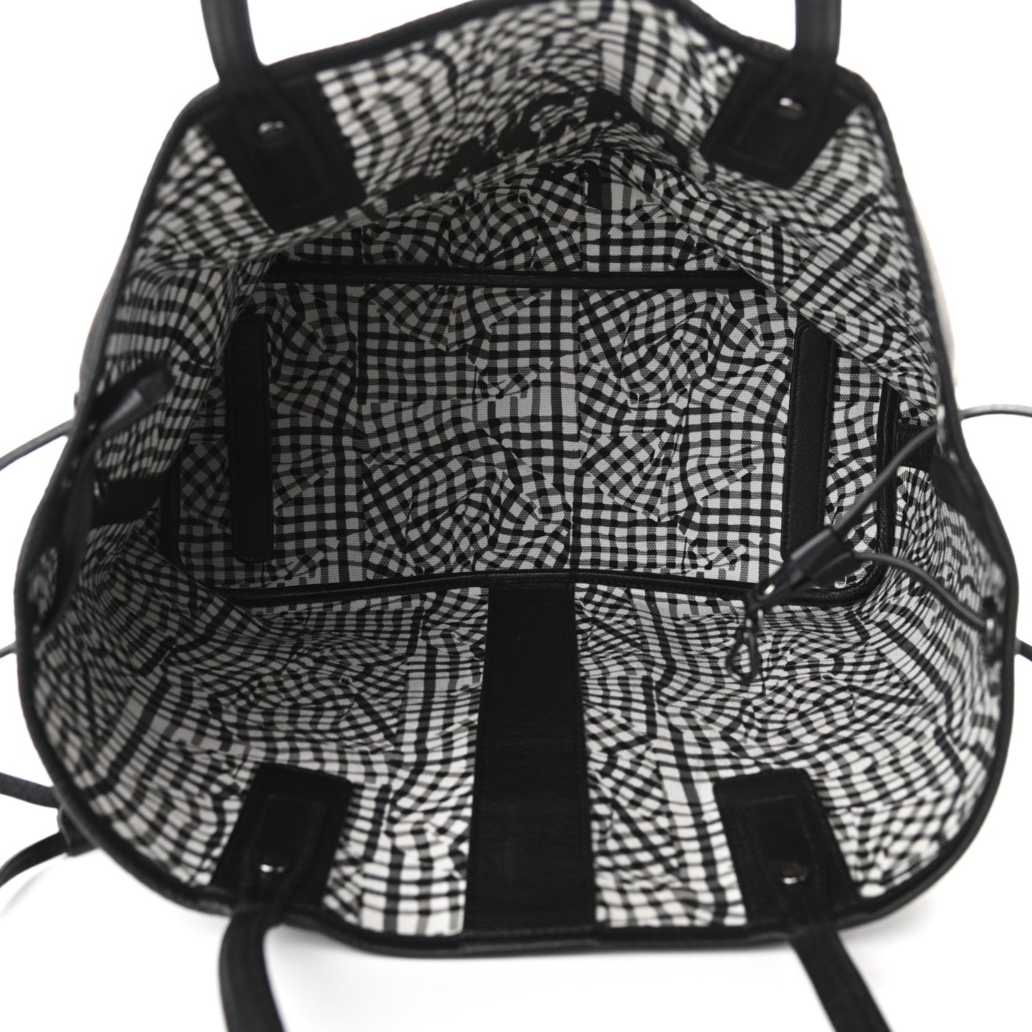 Visetos Medium Liz Reversible Shopper Tote Black