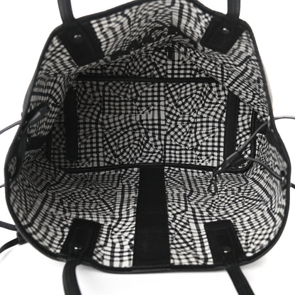 MCM Visetos Medium Liz Reversible Shopper Tote Black 9 of 14
