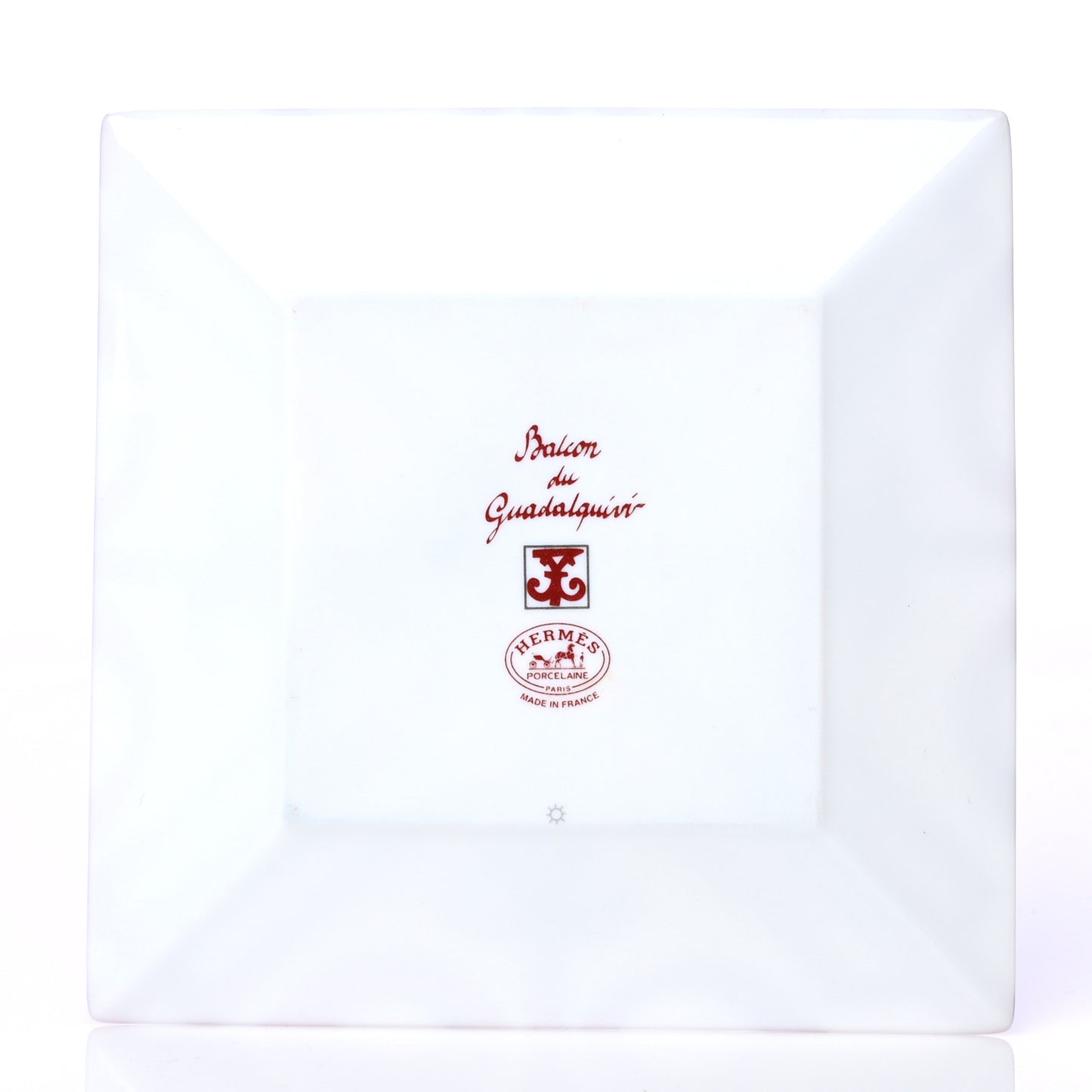 Porcelain Balcon du Guadalquivir Square Plate
