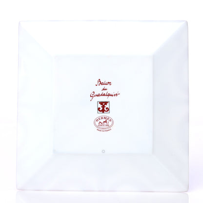 Hermes Porcelain Balcon du Guadalquivir Square Plate 2 of 3