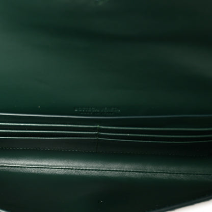Bottega Veneta Nappa Intrecciato Long Andiamo Top Handle Clutch Emerald Green 5 of 9