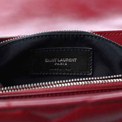 Saint Laurent Calfskin Y Quilted Monogram Medium Loulou Chain Satchel Red 5 of 7