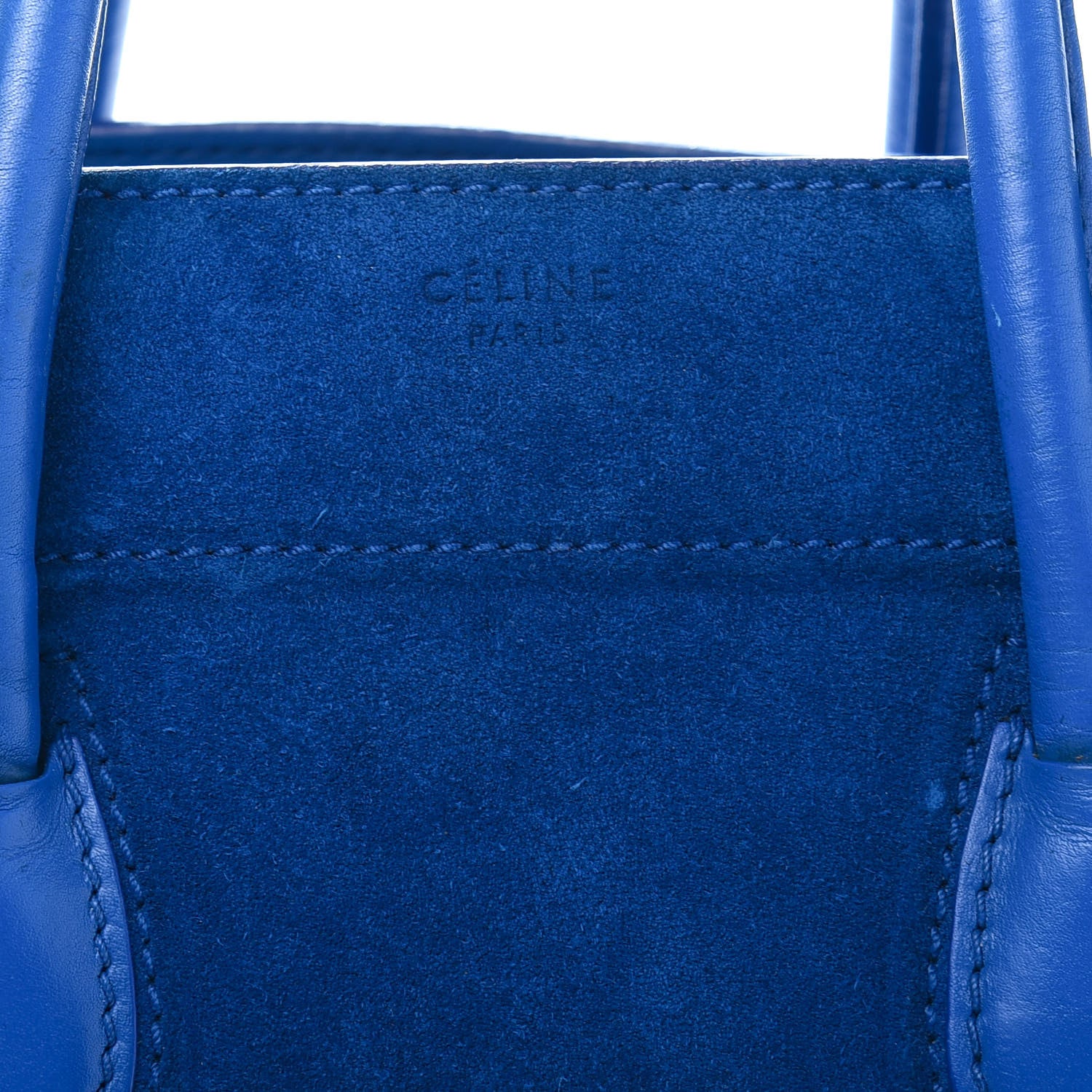 Celine Suede Medium Phantom Luggage Royal Blue 19 of 19