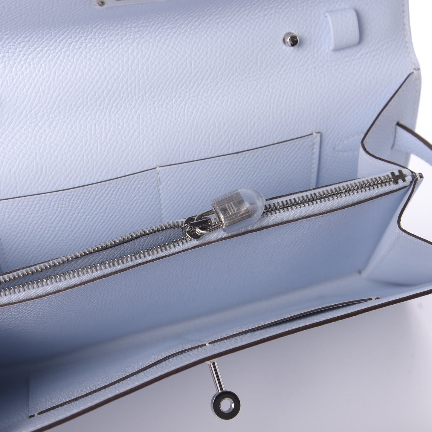 Epsom Kelly Wallet To Go Bleu Brume