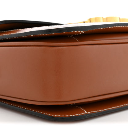 Celine Calfskin Triomphe Canvas Teen Triomphe Bag Tan 9 of 12