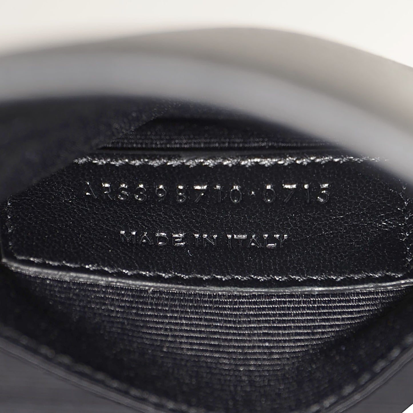 Grained Calfskin Baby Sac De Jour Black