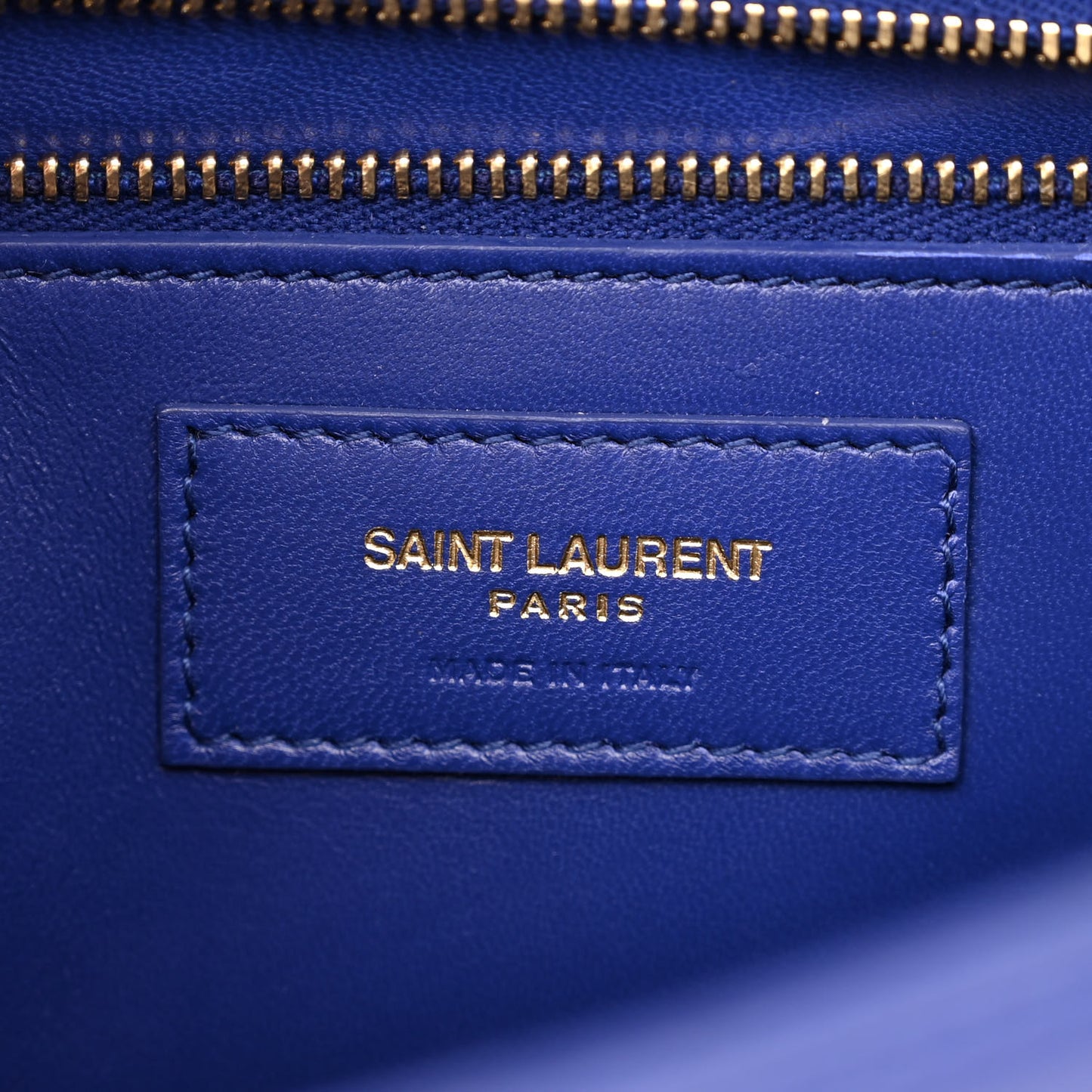 Smooth Calfskin Le Carre Satchel Royal Blue