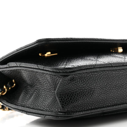 Chanel Caviar Quilted Wallet On Chain WOC Black 10 of 12