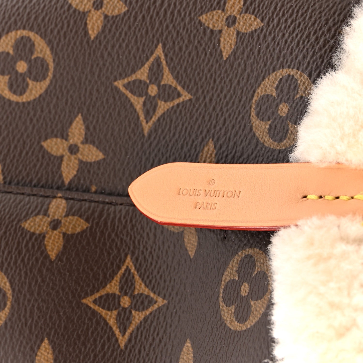 Louis Vuitton Monogram Shearling Cozygram Neonoe BB 6 of 10