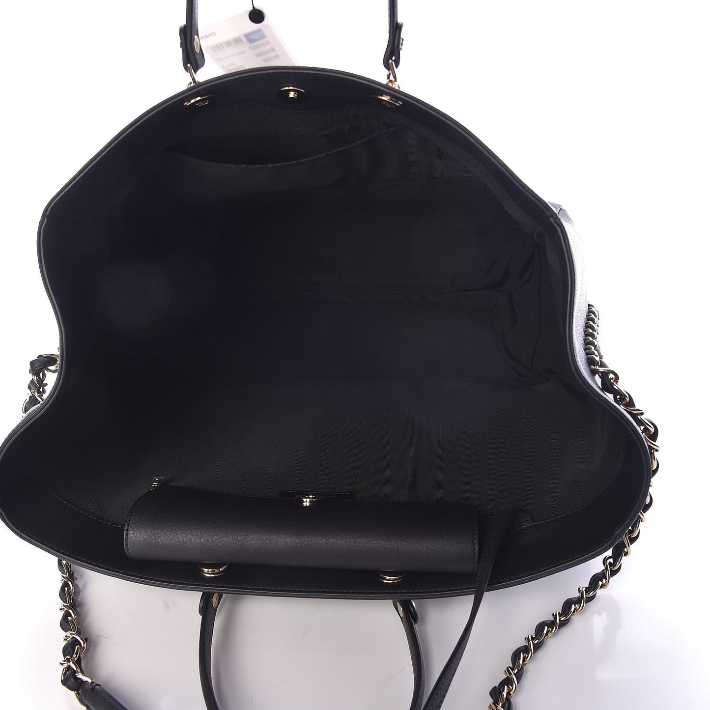 Bullskin Stitched Large Shopping Bag Black