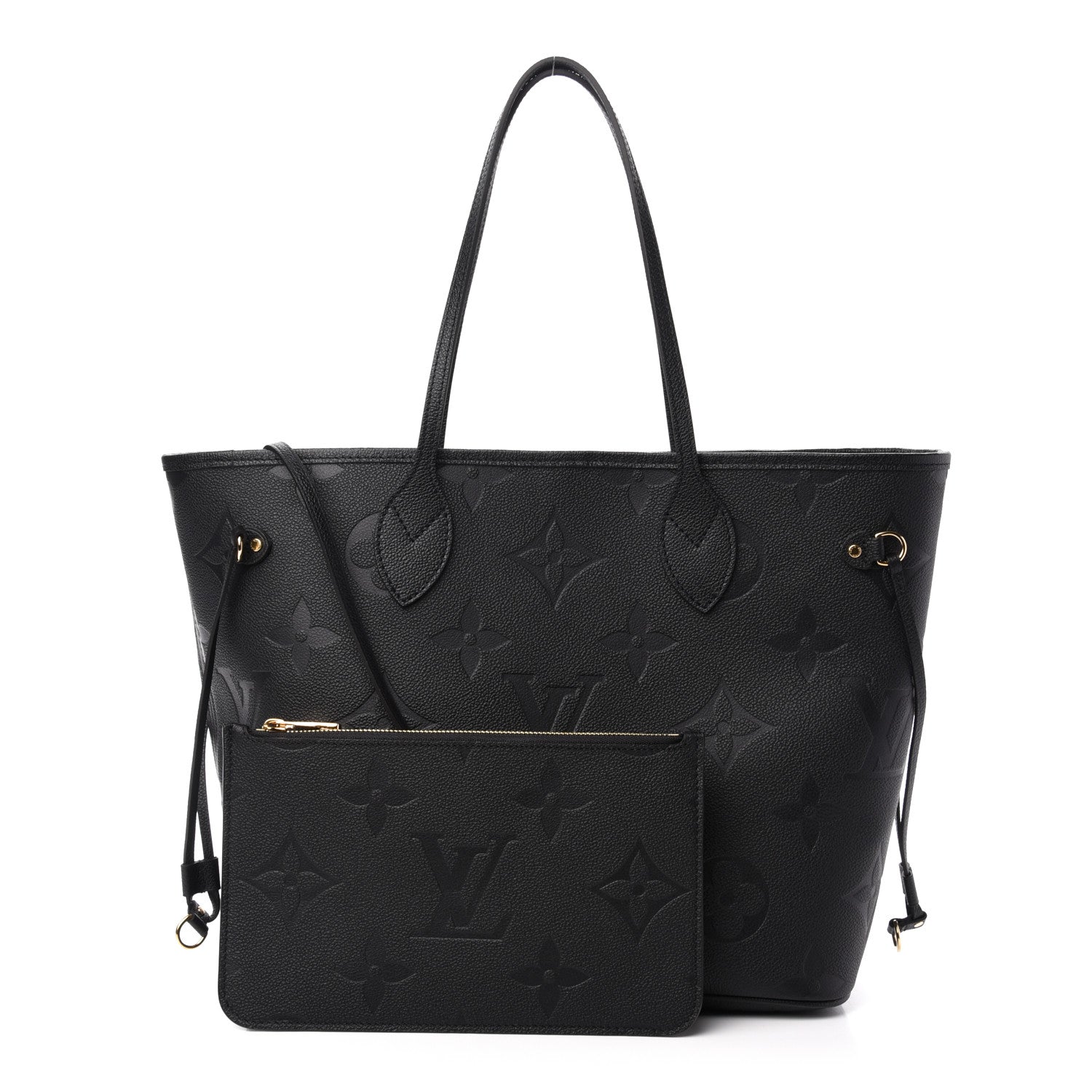 Louis Vuitton Empreinte Monogram Giant Neverfull MM Black 1 of 14