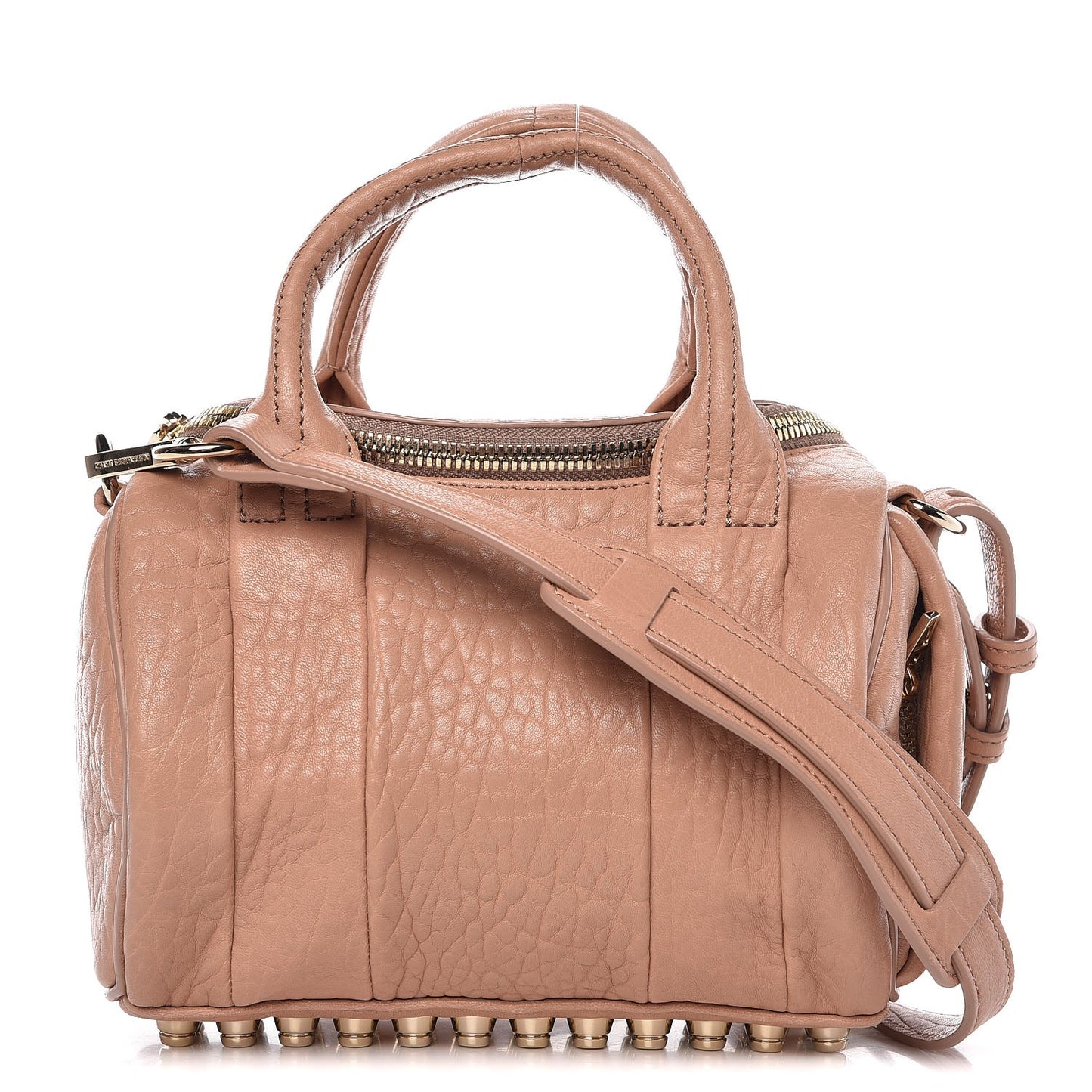Pebbled Lambskin Mini Rockie Blush Pale Gold Hardware