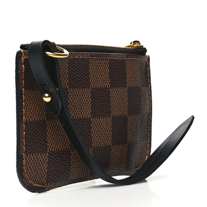 Louis Vuitton Damier Ebene Belmont Pochette Venus Pink 3 of 8