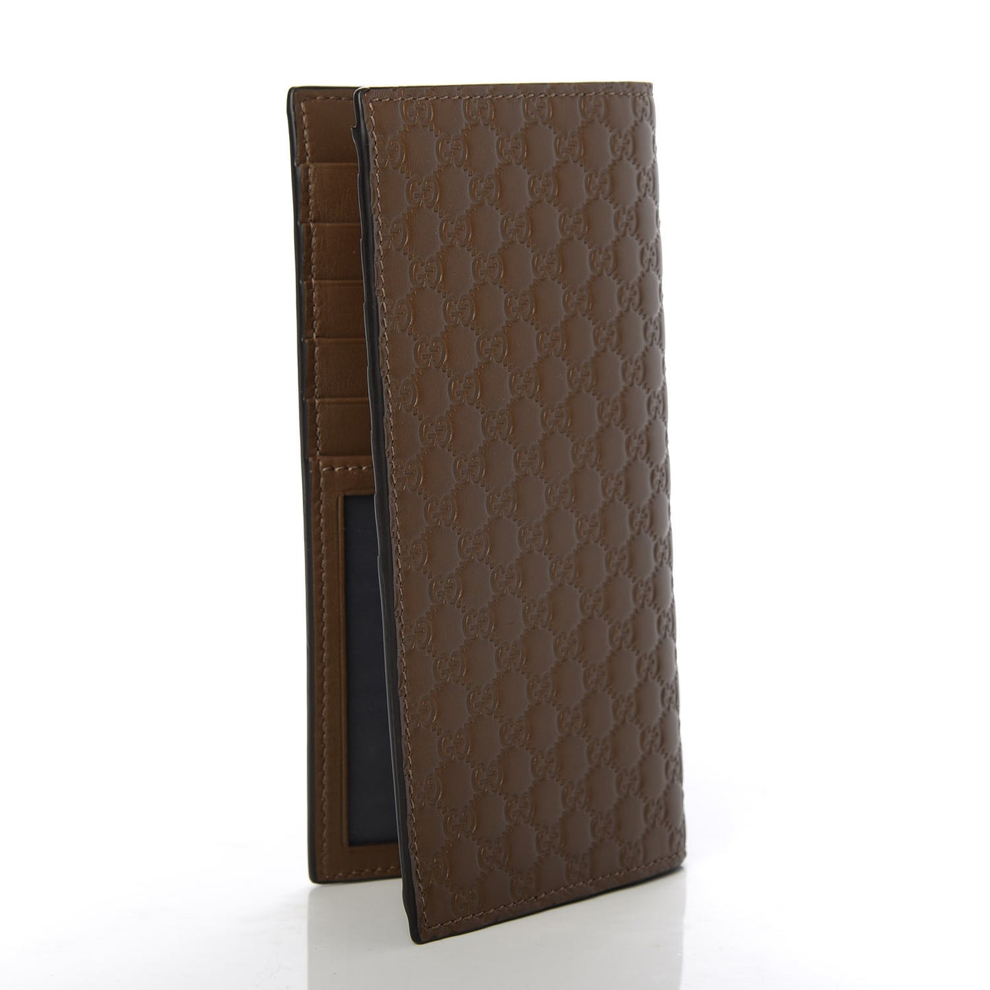 Microguccissima Bi-Fold Organizer Wallet Acero