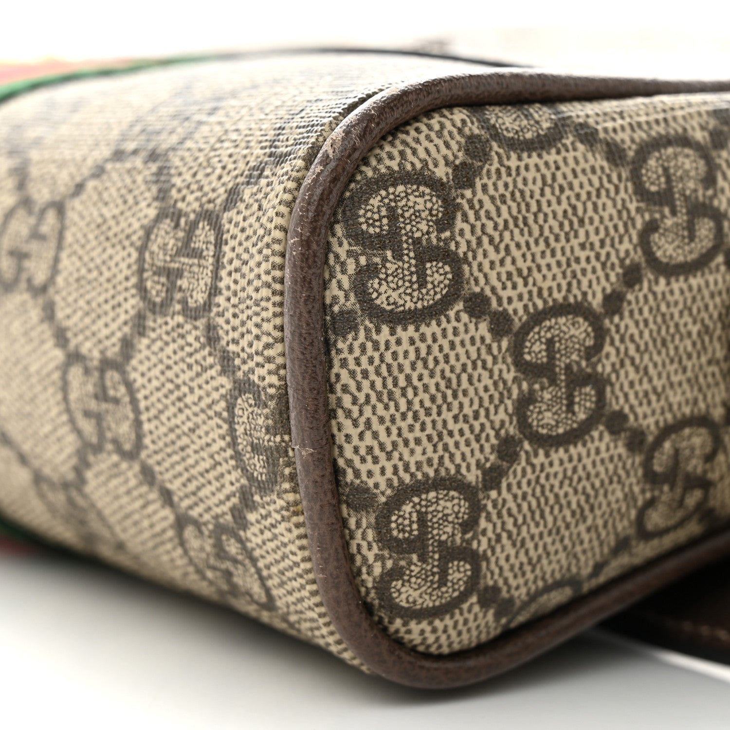 Gucci GG Supreme Monogram Web Small Ophidia Belt Bag 95 38 Dark Brown 10 of 12