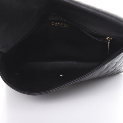 Chanel Caviar Quilted Flap Clutch Black 5 of 9