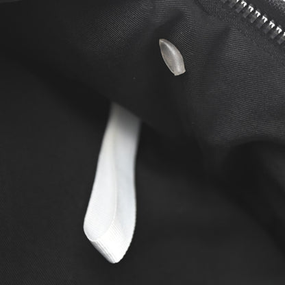 Off-White Canvas Quote Backpack Black 12 of 13