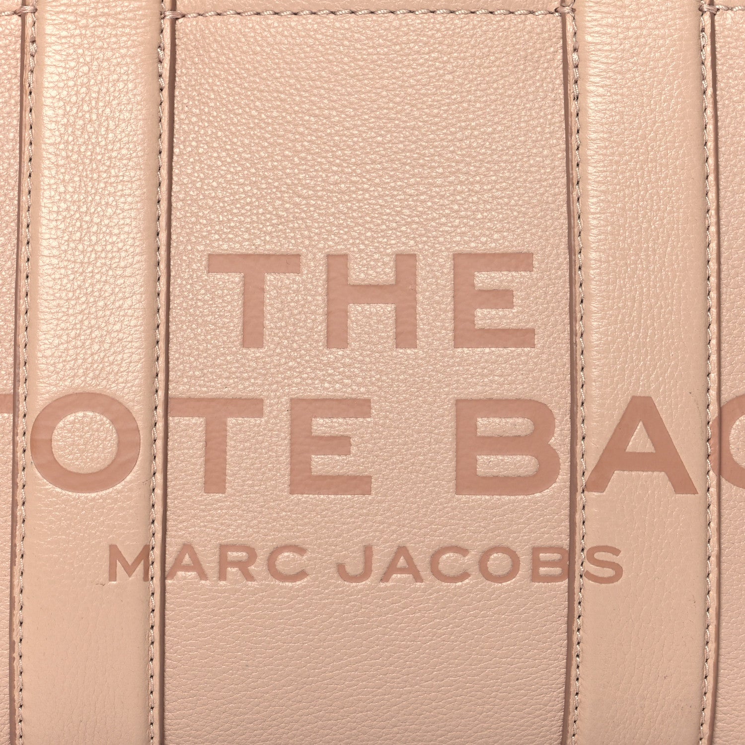 Marc Jacobs Grained Calfskin Small The Tote Bag Rose Dust 7 of 10