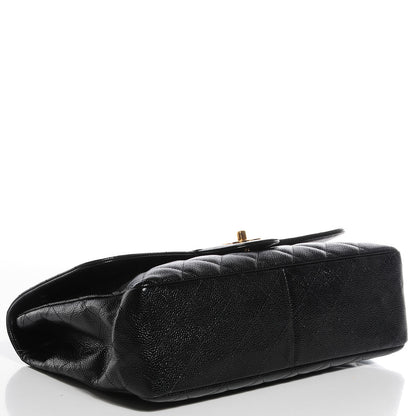 Chanel Caviar Jumbo Single Flap Black 4 of 8