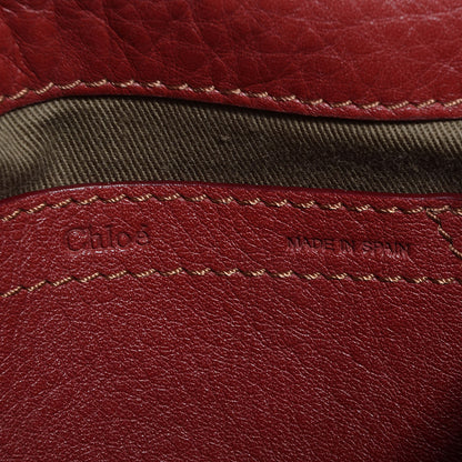 Chloe Calfskin Mini Marcie Round Crossbody Bag Berry Cupcake 6 of 9