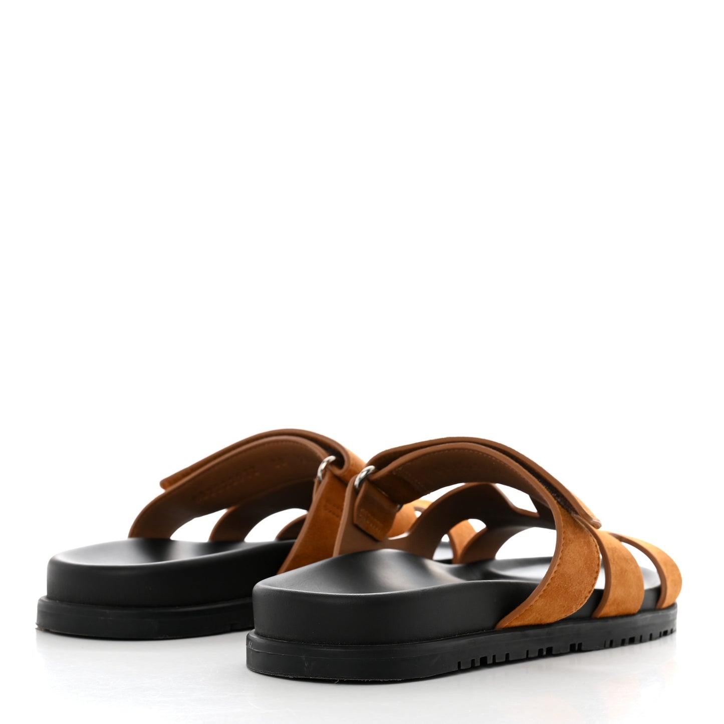 Suede Goatskin Womens Chypre Sandals 38 Naturel