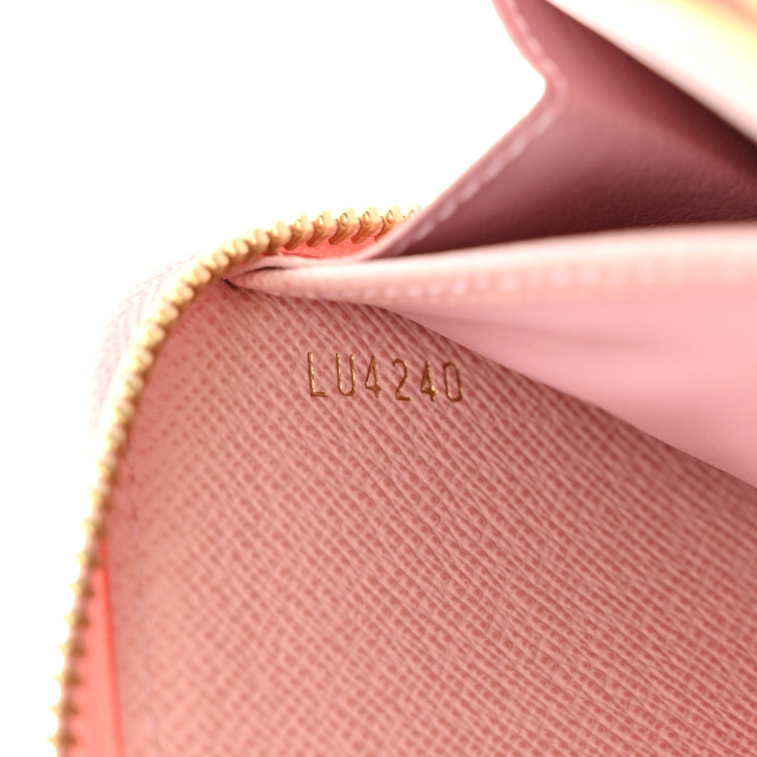 Louis Vuitton Damier Azur Zippy Wallet Rose Ballerine 7 of 7