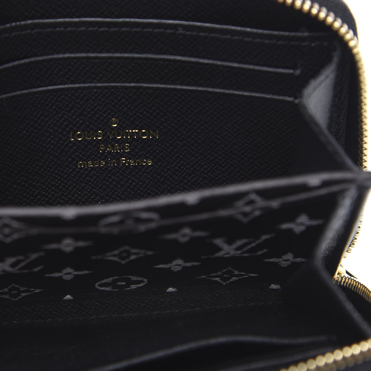 Monogram Giant Jungle Zippy Coin Purse Black