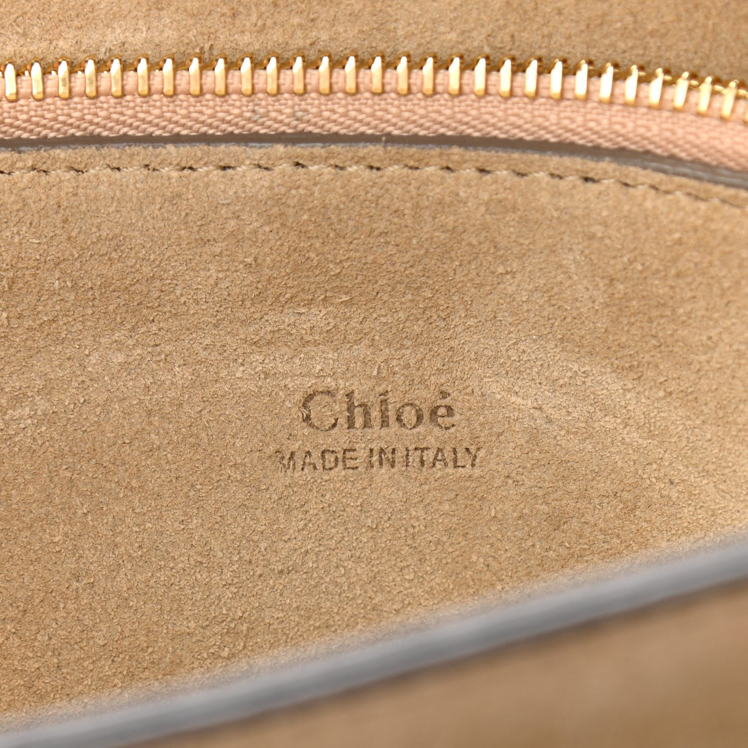 Chloe Suede Calfskin Medium Faye Shoulder Bag Dark Purple 7 of 11