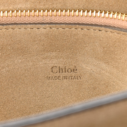 Chloe Suede Calfskin Medium Faye Shoulder Bag Dark Purple 7 of 11
