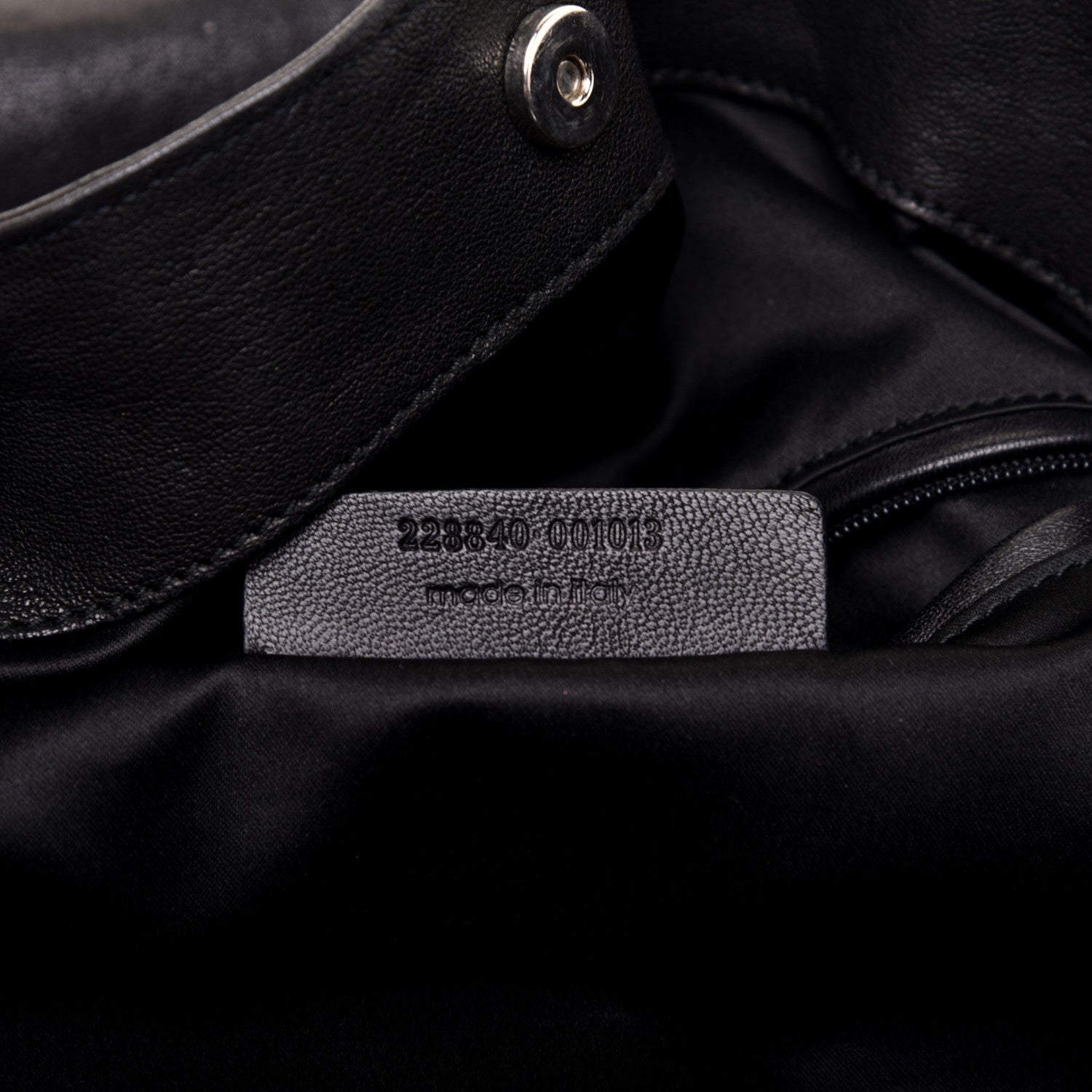 Saint Laurent Sheepskin Large Roady Hobo Black 9 of 9